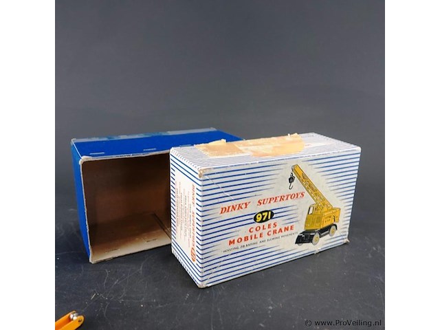 Dinky supertoys coles mobile crane in orinele doos - afbeelding 6 van  7