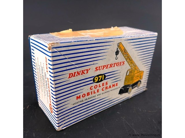 Dinky supertoys coles mobile crane in orinele doos - afbeelding 7 van  7