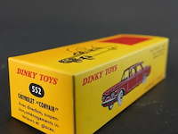 Dinky toys 552 chevrolet corvair (model 552). in originele doos. atlas - afbeelding 6 van  6