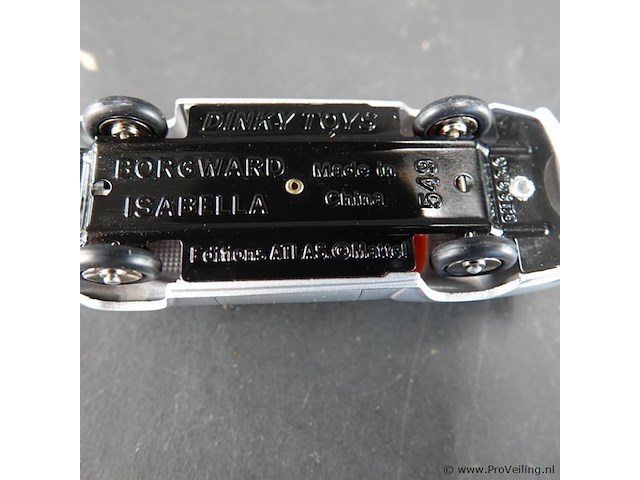 Dinky toys borgward isabella coupé (model 549). in originele doos. atlas - afbeelding 5 van  6