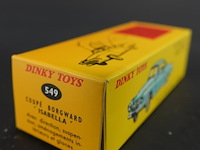 Dinky toys borgward isabella coupé (model 549). in originele doos. atlas - afbeelding 6 van  6