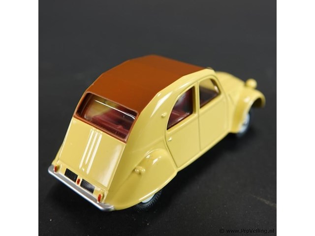 Dinky toys citroën 2cv (model 558). in originele doos. atlas - afbeelding 3 van  6