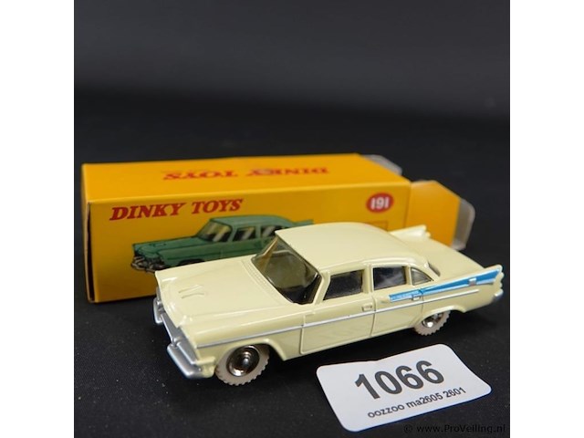 Dinky toys dodge royal sedan. nr. 191. atlas in originele doos - afbeelding 1 van  5
