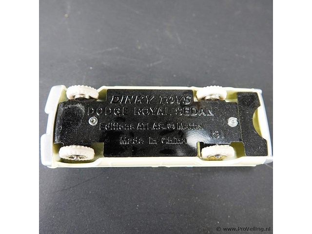 Dinky toys dodge royal sedan. nr. 191. atlas in originele doos - afbeelding 5 van  5