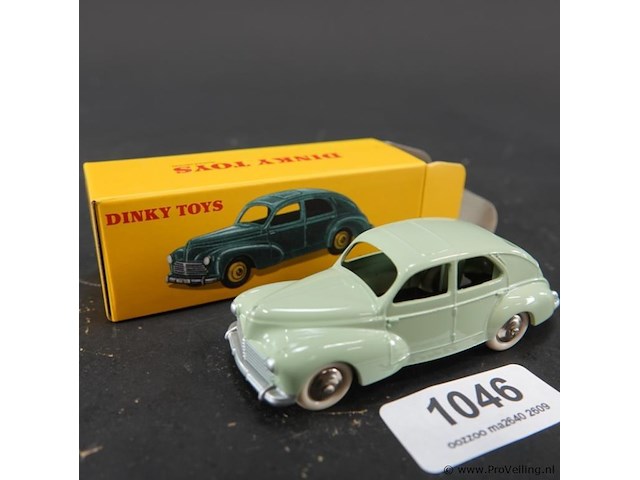 Dinky toys peugeot 203 (model 24r). in originele doos. atlas - afbeelding 1 van  5