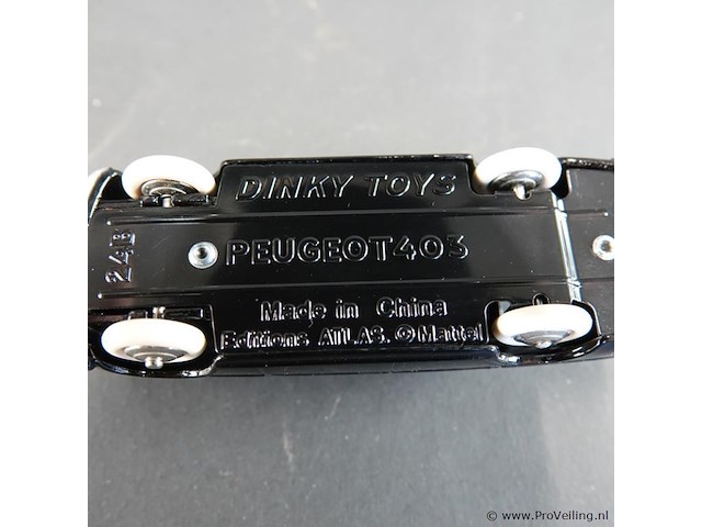 Dinky toys peugeot 403 (model 24b). in originele doos. atlas - afbeelding 5 van  5