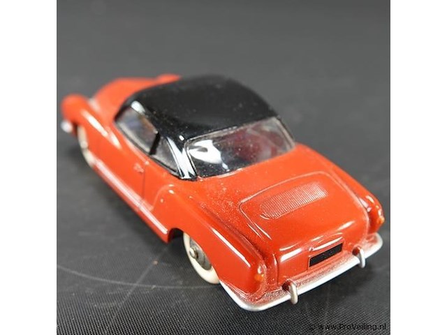 Dinky toys volkswagen coupe karman ghia. nr. 24m. atlas in originele doos - afbeelding 3 van  5