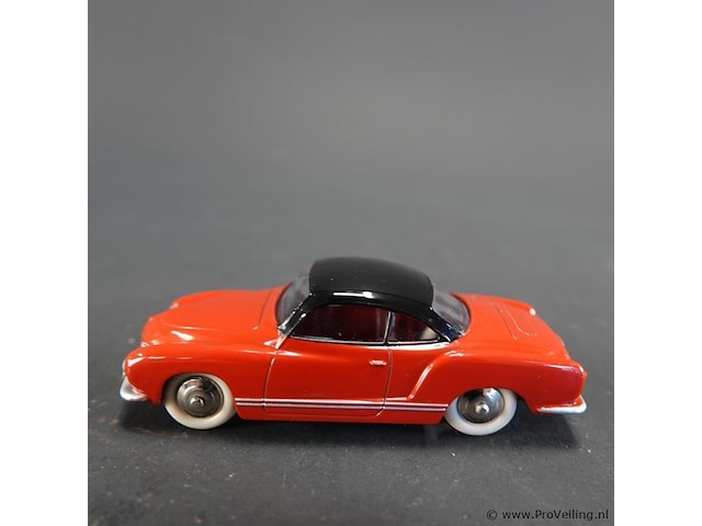 Dinky toys volkswagen karmann ghia coupé (model 24m). in originele doos. atlas - afbeelding 2 van  6