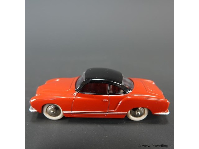Dinky toys volkswagen karmann ghia coupé (model 24m). in originele doos. atlas - afbeelding 2 van  5
