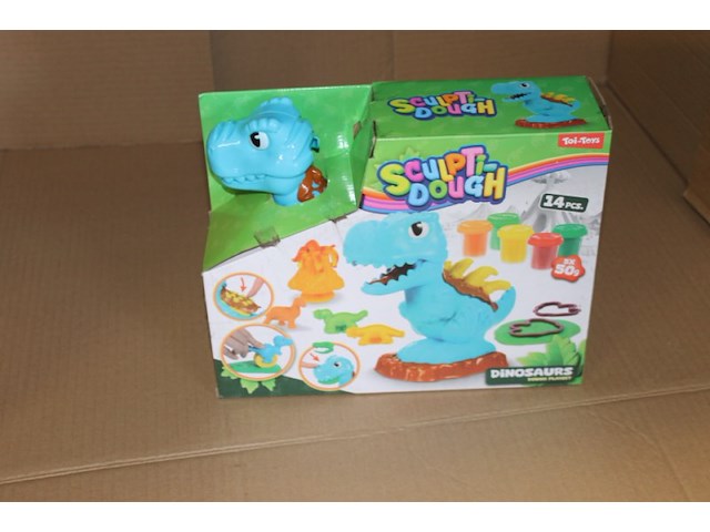 Dino klei setje 1x op loc h034 - afbeelding 2 van  3