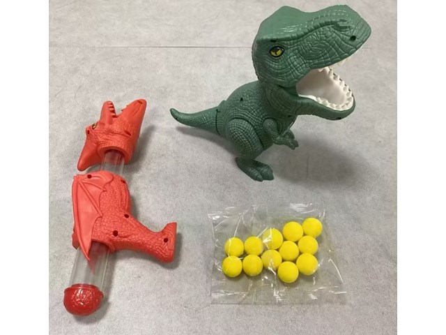 Dino schietspel met softballen 1 set loc b002 - afbeelding 6 van  7