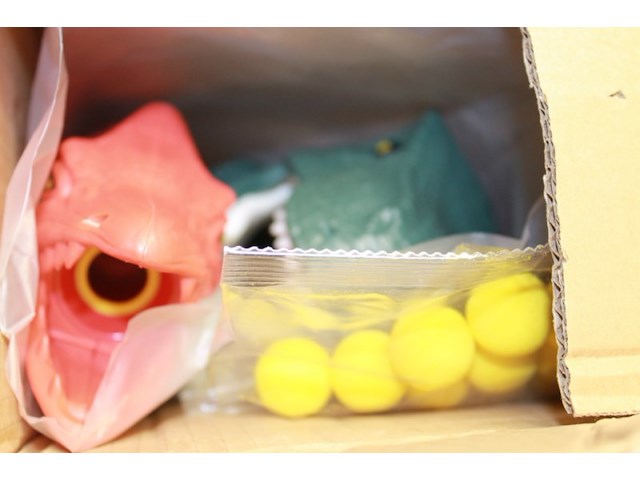 Dino schietspel met softballen 1 set loc b002 - afbeelding 7 van  7