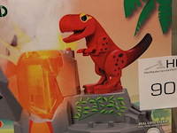Dinosaurus met uitbarstende vulkaan brio. - afbeelding 2 van  2