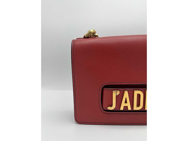 Dior - j’adior flap bag - lamsleer - handtas - op echtheid geconroleerd - designer - afbeelding 3 van  7