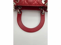 Dior - medium lady dior - handtas - op echtheid geconroleerd - designer - afbeelding 2 van  11
