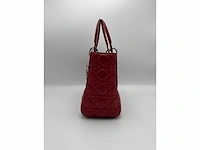 Dior - medium lady dior - handtas - op echtheid geconroleerd - designer - afbeelding 6 van  11