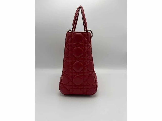 Dior - medium lady dior - handtas - op echtheid geconroleerd - designer - afbeelding 7 van  11