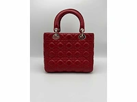 Dior - medium lady dior - handtas - op echtheid geconroleerd - designer - afbeelding 5 van  11