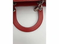 Dior - medium lady dior - handtas - op echtheid geconroleerd - designer - afbeelding 9 van  11