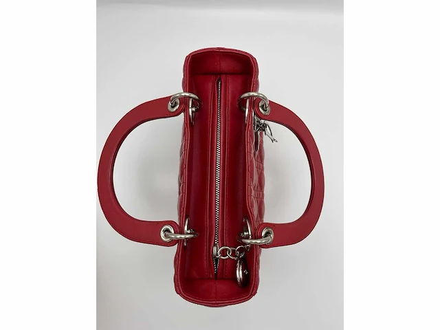 Dior - medium lady dior - handtas - op echtheid geconroleerd - designer - afbeelding 11 van  11