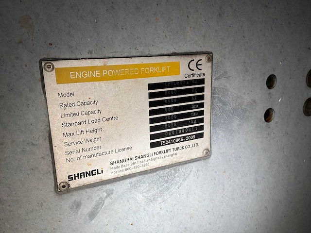 Dioshangli vorkheftruck - afbeelding 8 van  16