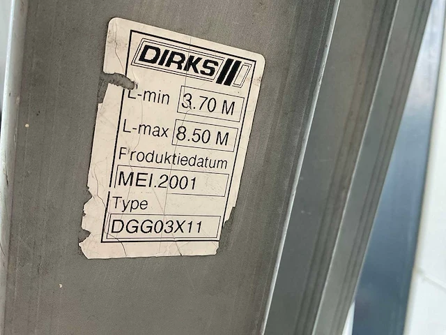 Dirks - dgg03x11 - 3-delige glazenwassersladder - afbeelding 4 van  6