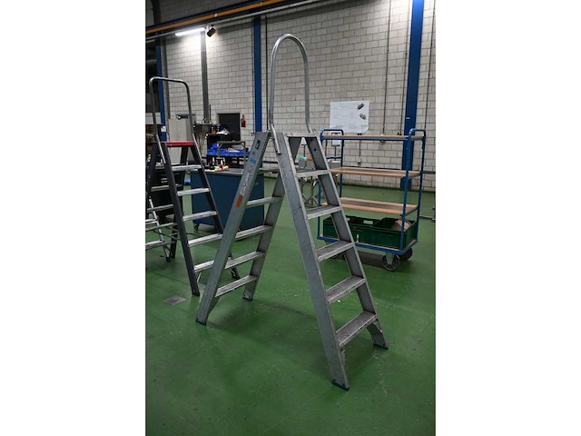 Dirks 2x6 aluminium uitzettrap - afbeelding 2 van  4