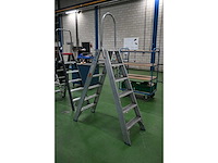 Dirks 2x6 aluminium uitzettrap - afbeelding 2 van  4