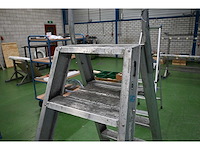 Dirks 2x6 aluminium uitzettrap - afbeelding 3 van  4