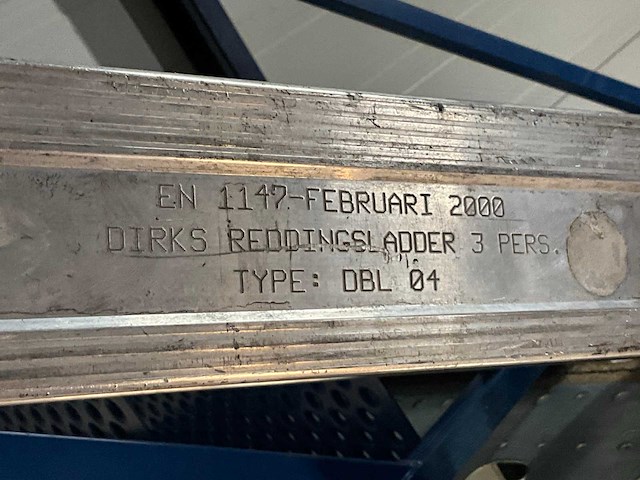 Dirks dbl04 reddingsladder - afbeelding 2 van  5
