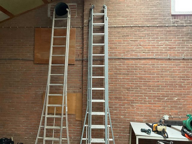 Dirks dgu 3x12 opsteekladder - afbeelding 1 van  3