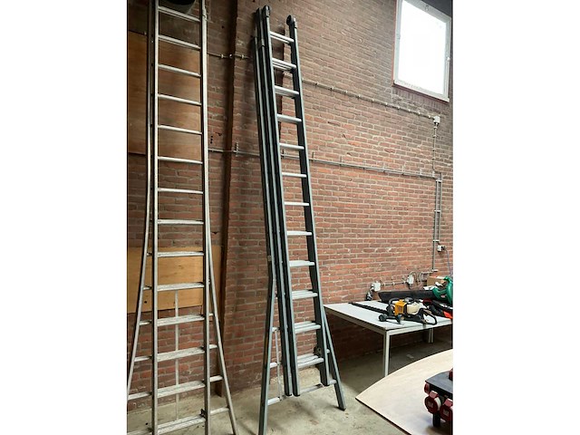 Dirks dgu 3x12 opsteekladder - afbeelding 2 van  3