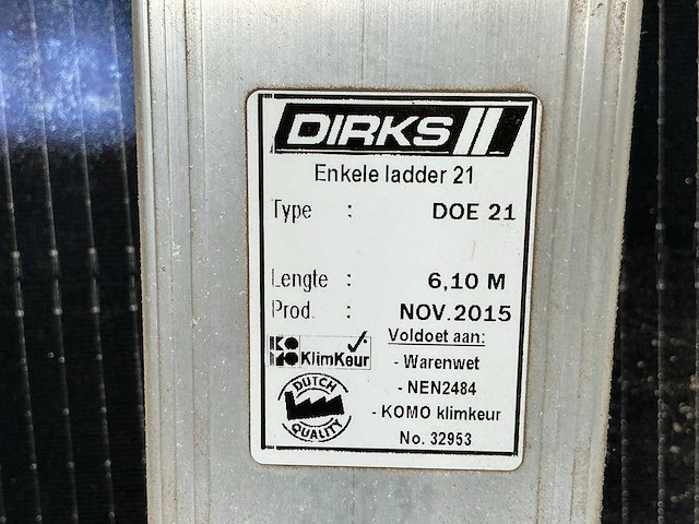 Dirks doe21 ladder - afbeelding 3 van  3