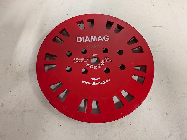 Disc / schuurschijf t.b.v. betonschuurmacine, diamag, bge718250rd - afbeelding 4 van  6