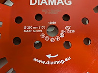 Disc / schuurschijf t.b.v. betonschuurmacine, diamag, bge718250rd - afbeelding 5 van  6