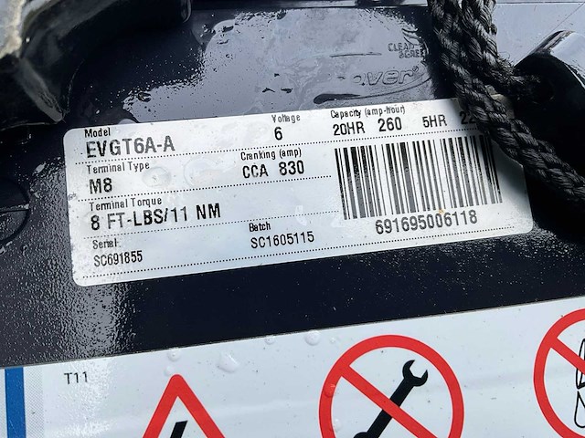 Discover evgt6a-a accu (4x) - afbeelding 5 van  5