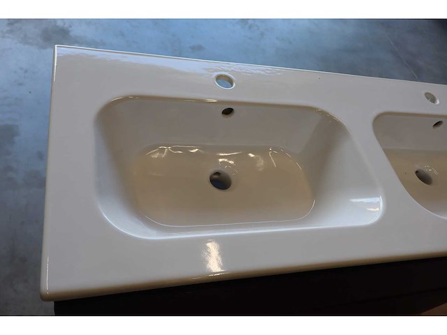 Disegno ceramica - qubo square - - dubbele wastafel - afbeelding 2 van  6