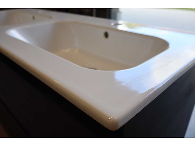 Disegno ceramica - qubo square - - dubbele wastafel - afbeelding 3 van  6