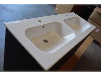 Disegno ceramica - qubo square - - dubbele wastafel - afbeelding 4 van  6