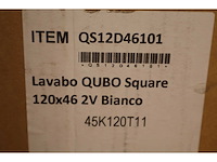 Disegno ceramica - qubo square - - dubbele wastafel - afbeelding 5 van  6