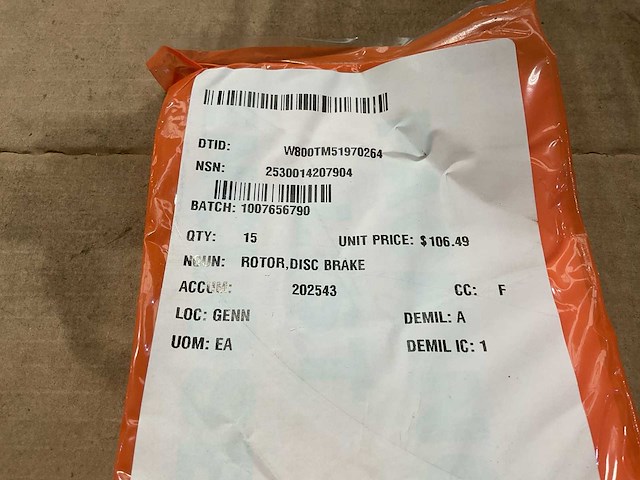 Disk brake rotor (6x) - afbeelding 3 van  5