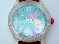 Disney katrien duck q&q smilesolar collector's horloge - afbeelding 2 van  7