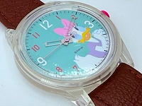 Disney katrien duck q&q smilesolar collector's horloge - afbeelding 3 van  7
