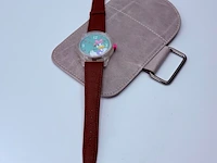 Disney katrien duck q&q smilesolar collector's horloge - afbeelding 4 van  7