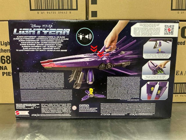 Disney pixar 60cm moederschip - lightyear hyperspeed (5x) - afbeelding 4 van  5