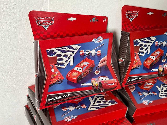 Disney pixar cars houten speelgoed auto (22x) - afbeelding 2 van  2