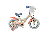 Disney stitch kinderfiets meisjes 12 inch twee handremmen roze - afbeelding 1 van  2