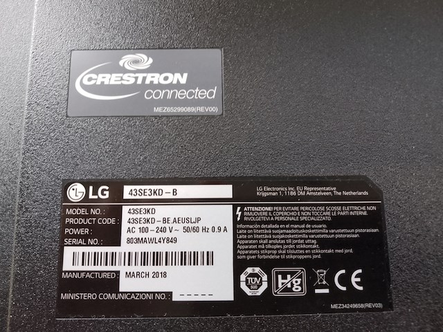 Display, lg, 43se3kd-8 - afbeelding 2 van  6