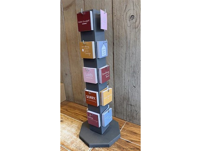 Display met kaartjes voor cadeau en bloemen, 480 kaartjes - afbeelding 1 van  2