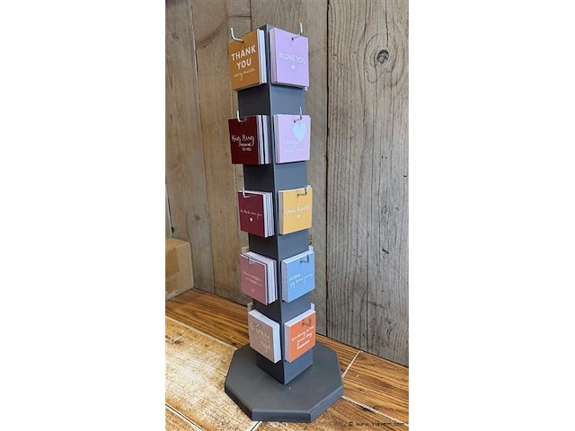 Display met kaartjes voor cadeau en bloemen, 480 kaartjes - afbeelding 2 van  2